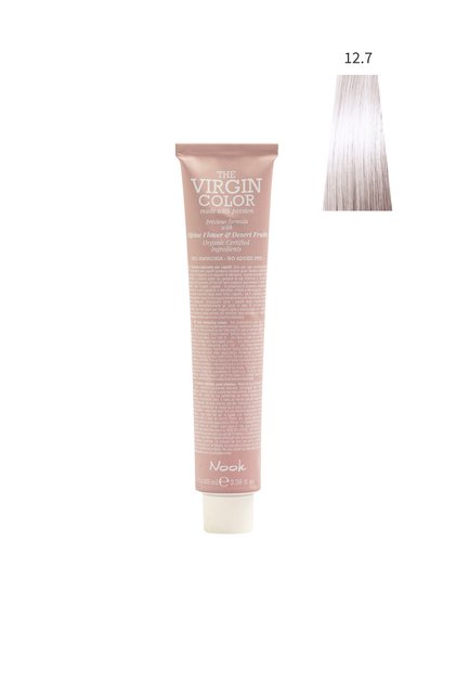 Virgin Color Profesyonel Saç Boyası 100ml-Süper Açıcı İncimsi Sarı/ Platin(12.7-SUPER KRİSTAL)