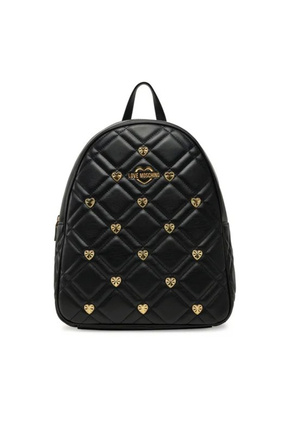 Love Moschino Adjustable Double Strap Logo Backpack - Back  display picture 3