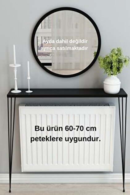 TALAŞTOZUM Siyah Raf - Dresuar 100cm (80ve 90cm petek içindir