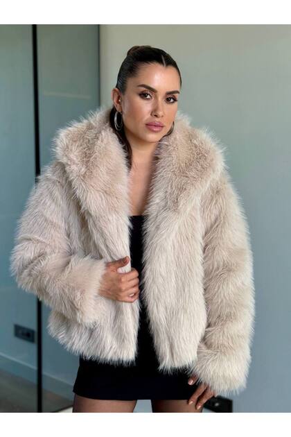 Beige Soft-Touch Lined Premium Fur