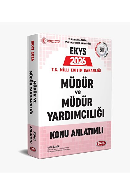 Data Yayınları Milli Eğitim Bakanlığı EKYS Müdür ve Müdür