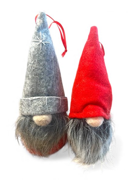 2 Pieces 16 cm Gnome Christmas Fortune Dwarf Scandinavian Elf Dwarf T80