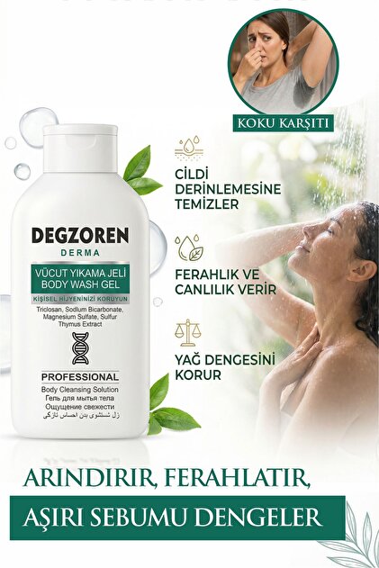 Vücut Kokusuna Karşı Vücut Yıkama Jeli 400ml