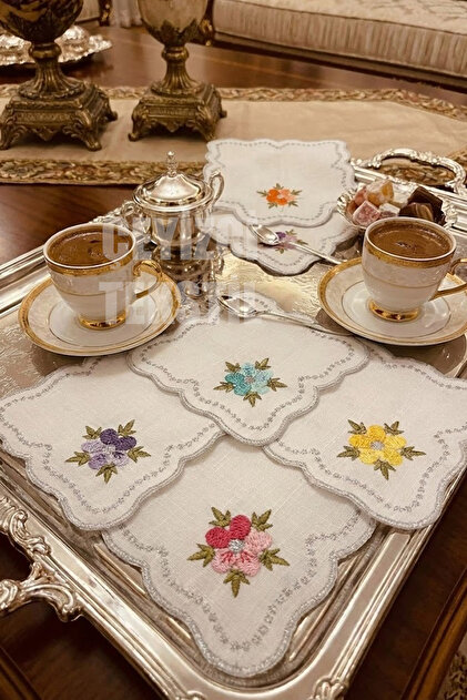 Presentation Napkin, Cocktail Napkin, Coffee Service Napkin, Coaster 6-Piece Presentation Napkin
