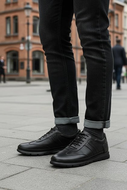 5 Nokta 109007.m 5Pr Men's Comfort Shoes Black