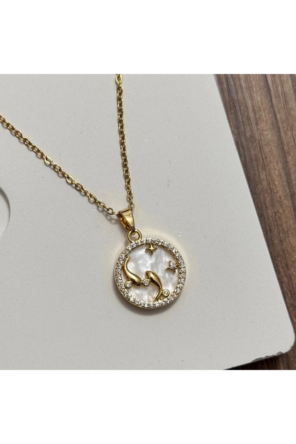 Fish Plate Necklace