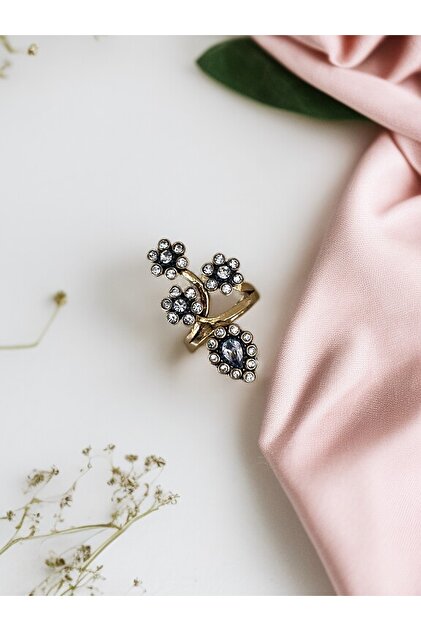 Daisy Figured Zircon Stone Ring