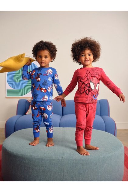 100% Cotton Spider-Man Pajama Set 2-Pack