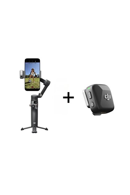 DJI Osmo Mobile 8 + Mic Mini Transmitter - Profesyonel Mobil Çekim