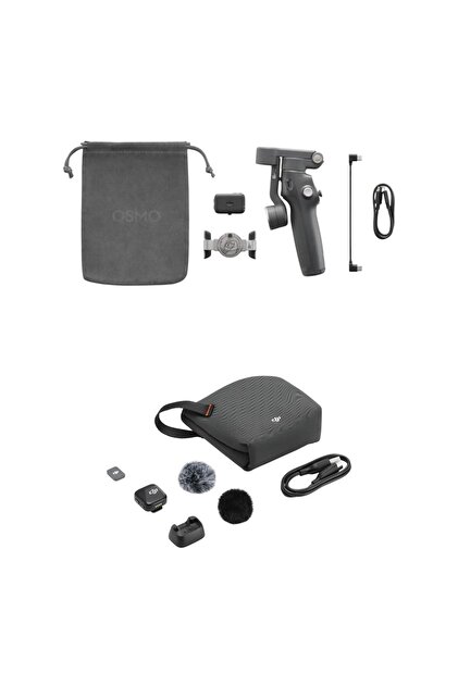 DJI Osmo Mobile 8 + Mic Mini Transmitter - Profesyonel Mobil Çekim