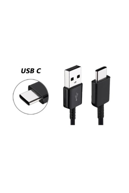 Cablu de încărcare USB la USB-C, EO-IG 955, 100 cm, Negru