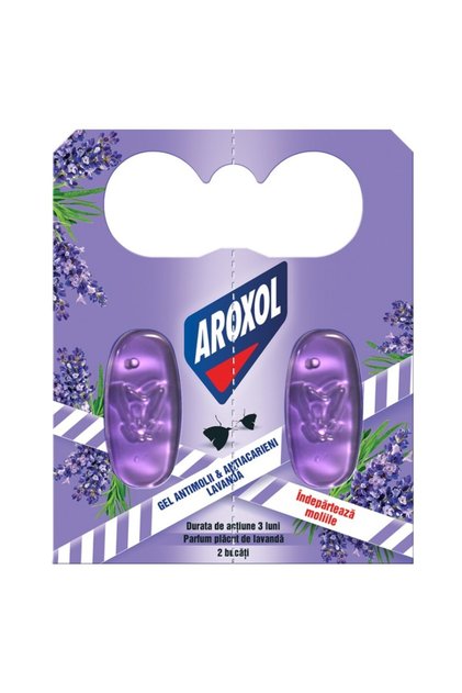 Set 4 x 2 Gel Anti-Molii Anti-Acarieni Lavanda