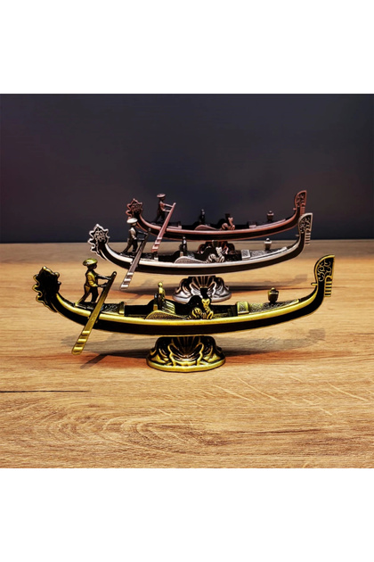 Metal Decorative Venetian Boat