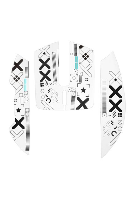 1 Pc X11 White ATTACK SHARK X11 Mouse Grip Tape Skate Handmade Sticker Non Slip Suck Sweat Anti-Slip