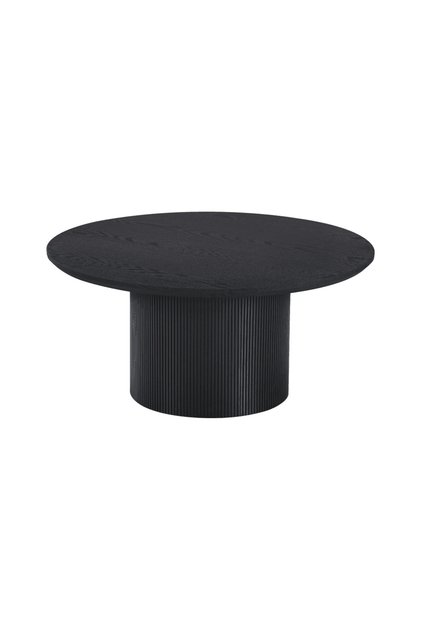 Masuta de cafea, negru, diametru 80 cm, MAHIR TYP 2