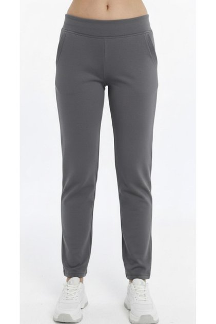 Women's Smoked Sweatpants with Pockets and Belt Inside Paneled -P493