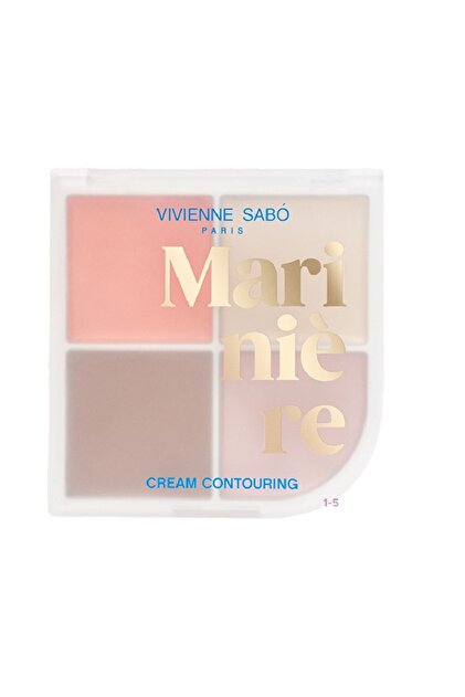 Mariniere Contouring Palette Cream Face Palette 02 - Powder Formula for Defined Contours & Matte Finish