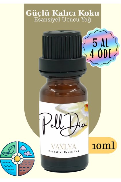 Vanilla Esansiyel Uçucu Koku Yağı Buhurdanlık Yağı Difüzör Esansı Hobi Esans Ortam Oda 10ml