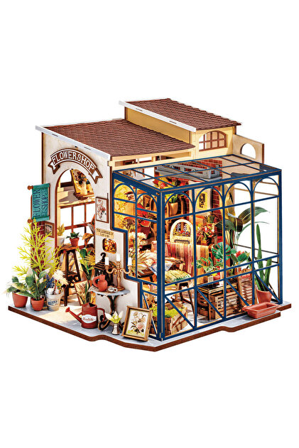 RICHMORE タカラビューティーメイト & V STICK セット Robotime Rolife Emily's Flower Shop - Kendin Yap Minyatür Maket