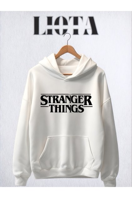 سترة مطبوعة من Stranger Things Running Up
