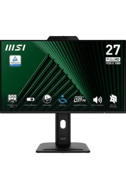 Monitor LCD IPS Full HD MP272PMG de 27" - Negru, Reglabil, Rotativ, Montabil pe Perete, Speaker încorporat