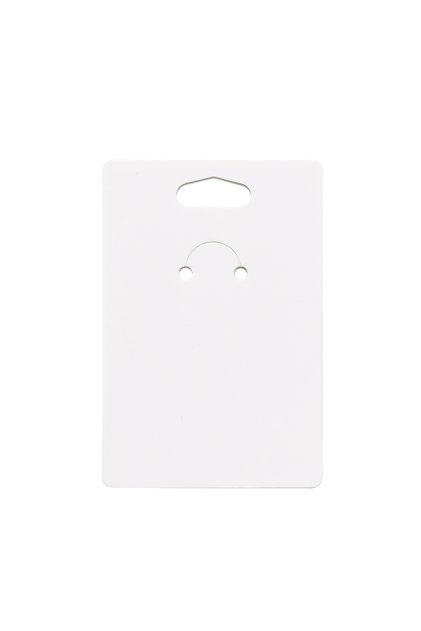 White 50pcs 6x9cm Keychain Earrings Display Cards Keychain Card Hold Cardboard for DIY Keyring Jewel