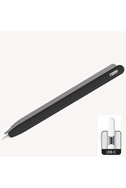 UnDePlus Apple Pencil USB-C için Uyumlu Koruyucu Esnek Silikon