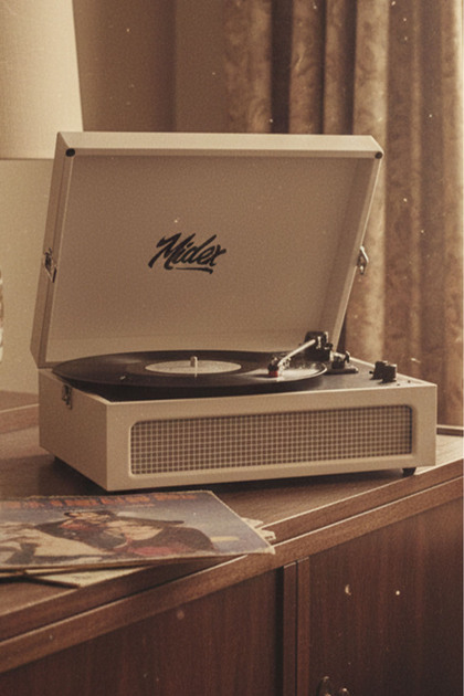 MTX-420WH Nostaljik Bluetooth PRO Pikap Plakçalar Şarjlı 3 Devirli