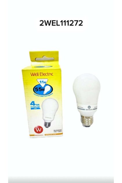كبسولة WELL ZAP11S 11w 110v E27 WW عدد 10حبة