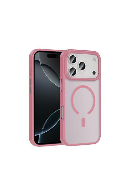 Addison iPhone 17 Pro Max MagSafe Telefon Kılıfı - Pembe - Fiyatı