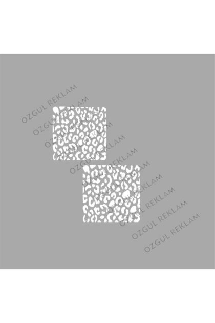 2 Adet Leopar Desenli sticker Araba sticker Araç Sticker / Motor Sticker / Laptop Sticker