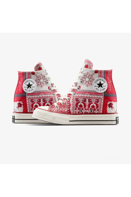 靴 kobochan   le crabe rouge Converse x Isabel Marant Chuck 70 Wedge Kadın Krem Sneaker