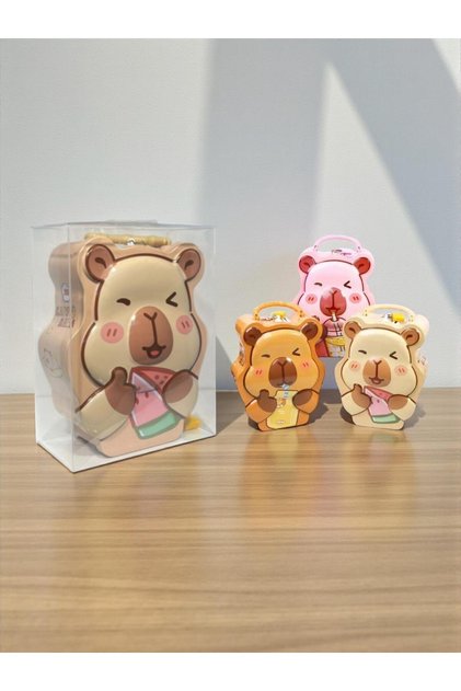 Capybara Metal Lockable Savings Box