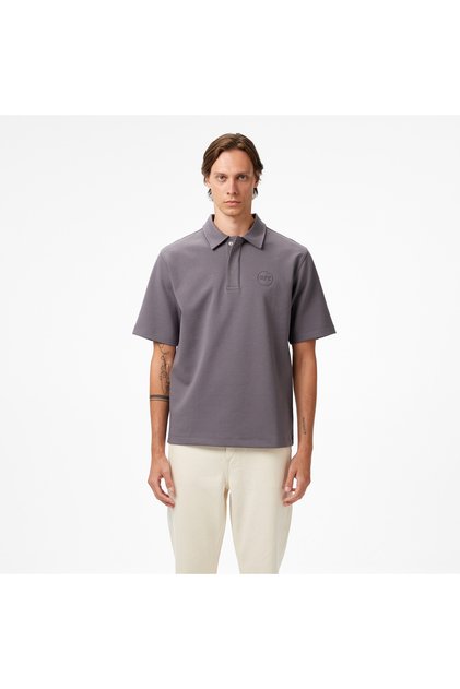 UNITED4 Classic Erkek Gri Polo