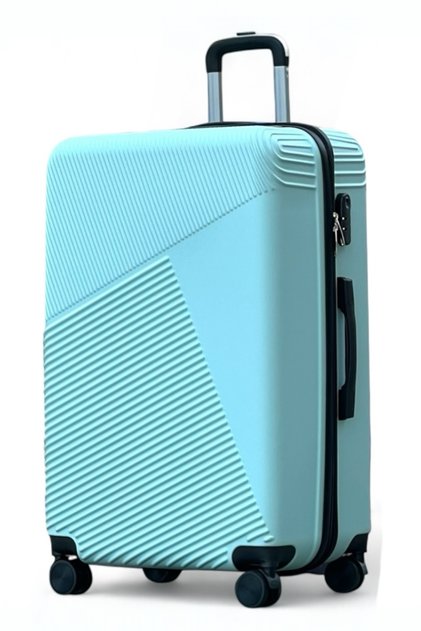 Hard Shell Lightweight 24 Inch (20-24kg) Luggage, Smooth Wheels, Secured Lock, Suitcase