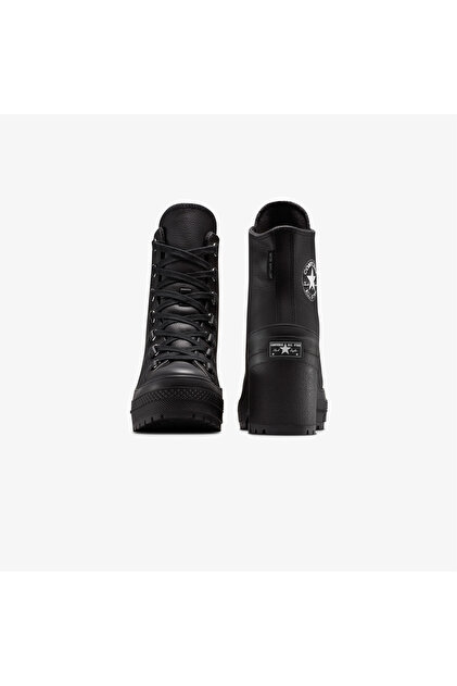 Converse Chuck 70 De Luxe Heel Leather High Top Kadın Siyah