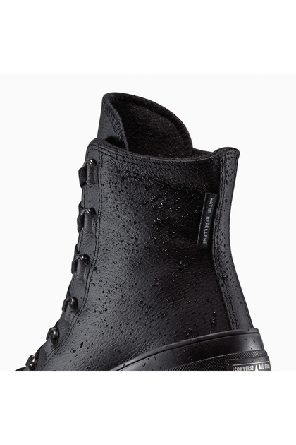 Converse Chuck 70 De Luxe Heel Leather High Top Kadın Siyah