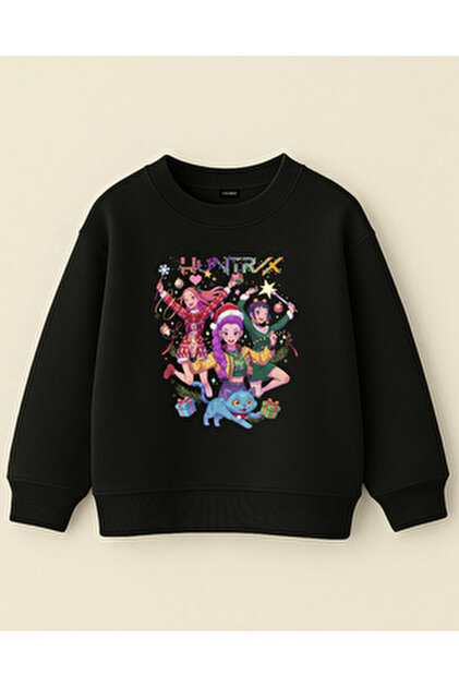 fasardi K-pop Demon Hunters Huntrix Zoey Rumi Mira Ön Arka Baskılı