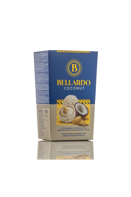 Bütün Bademli Krema Dolgulu Hindistan Cevizi Kaplamalı Toplar 150 Gr