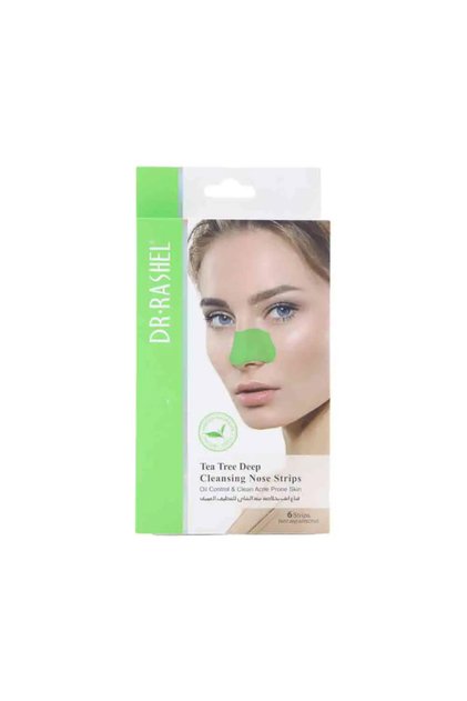 Dr Rashel Tea Tree Deep Cleansing Nose Strips for Oil Control and Clean Acne Prone Skin- 6 Strips