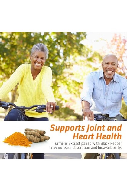 Nutrition Turmeric & Ginger Dietary Supplement, 120 capsules