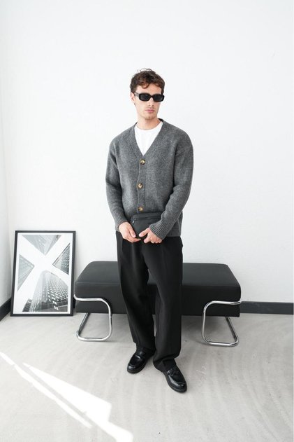 ARTHUR Düğmeli Oversize Hırka