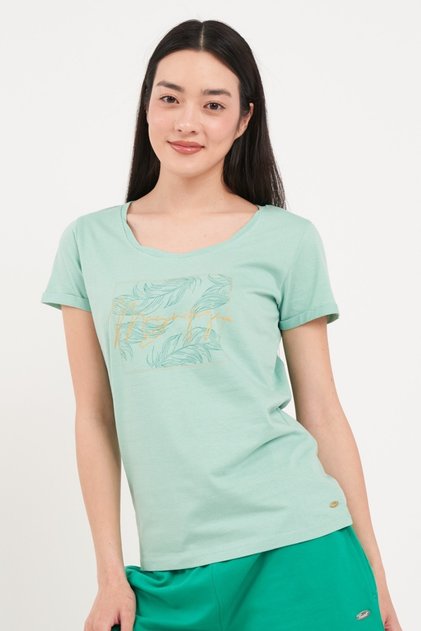 Tricou dama cu maneca scurta si imprimeu grafic