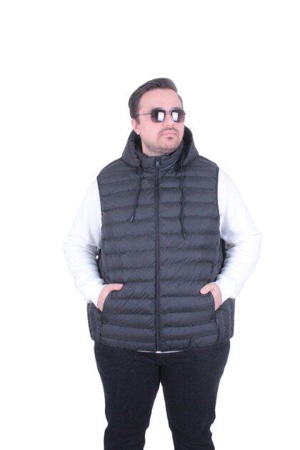 Men's Plus Size Vest Mg 2510 Black