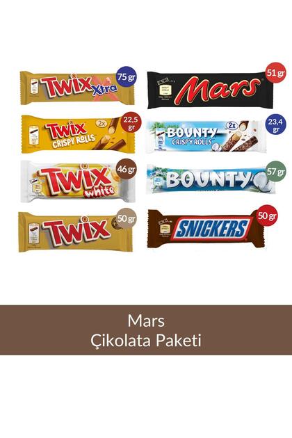 Mars Twix Bounty Snıckers Karma Çikolata Paketi - Fiyatı, Yorumları