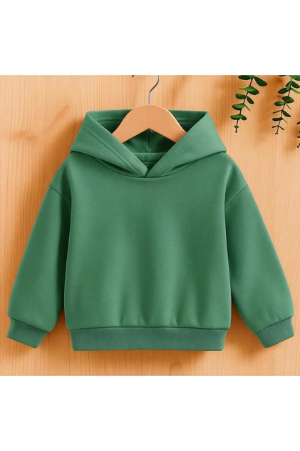 Hooded Oversized Plain Hooded Sweatshirt
