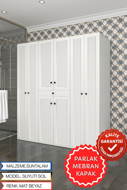 Kenzlife Çamaşır-Kurutma Makinesi Dolabı Nazzam Byz 187*170*60