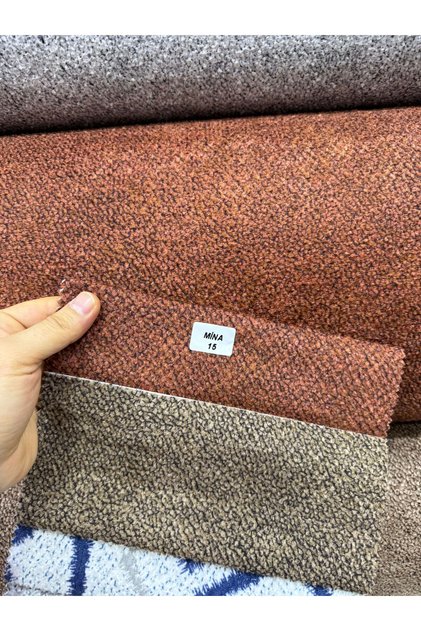 PUFY (KİREMİT) Yumuşak Döşemelik Kumaş Premium Kalite