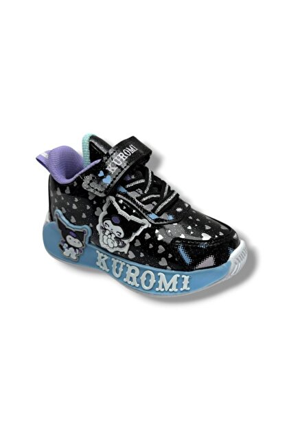Cakgo Kuromi 725-26 Simli Parlak Deri Anatomik Kız Çocuk Sneaker