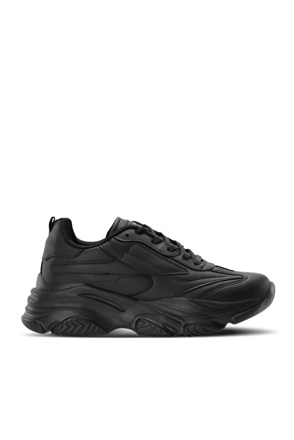 Slazenger DAPHNE HIGH Sneaker Erkek Ayakkabı Siyah / Beyaz